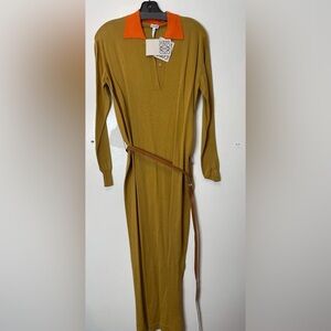 Nwt loewe polo neck knit dress size xs/s